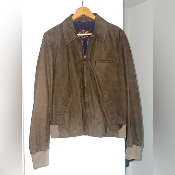 Stewart suede leather jacket - Picture 2 of 6